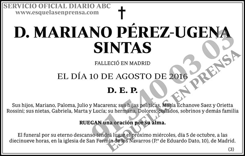 Mariano Pérez-Ugena Sintas